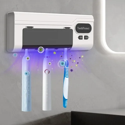 Désinfectant et support de brosse à dents intelligent rechargeable