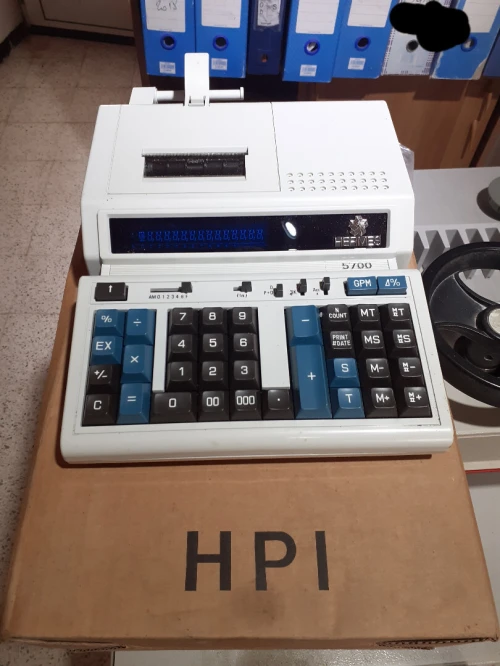 Calculatrice imprimante vintage HERMES 5/200 neuve