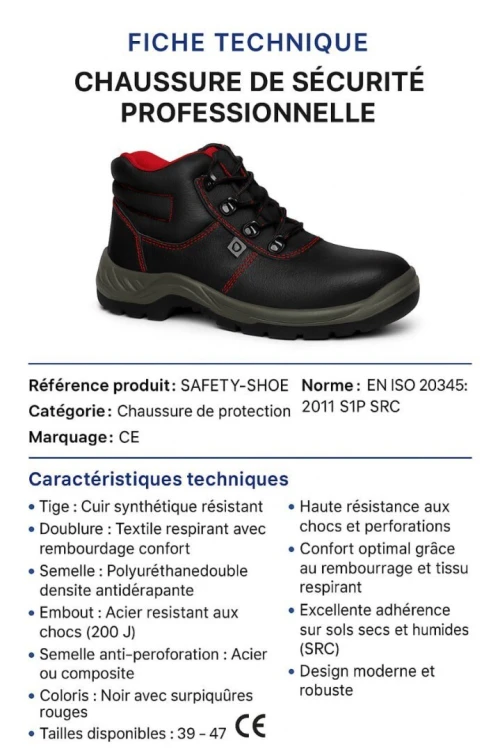 Chaussures sécurité daco pour vos entreprises en gros