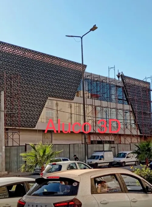 Façade HPL  Alucobond  VENTILE mur rideau et terre cuite