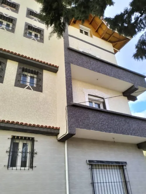 Facade en monocouch gratté et mouchter écrasé.......