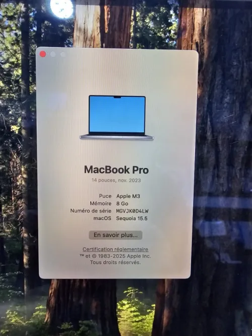 Macbook Pro M3 2023 14" 8/512