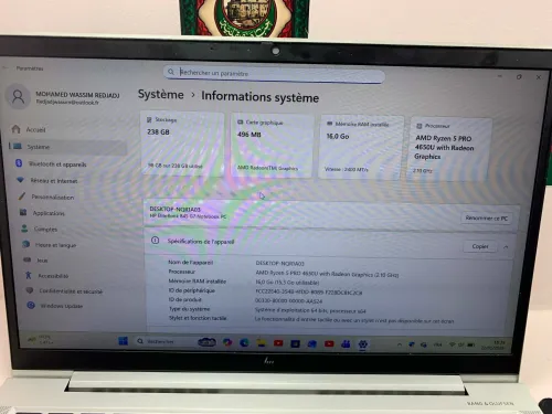 HP elitebook 845 G7