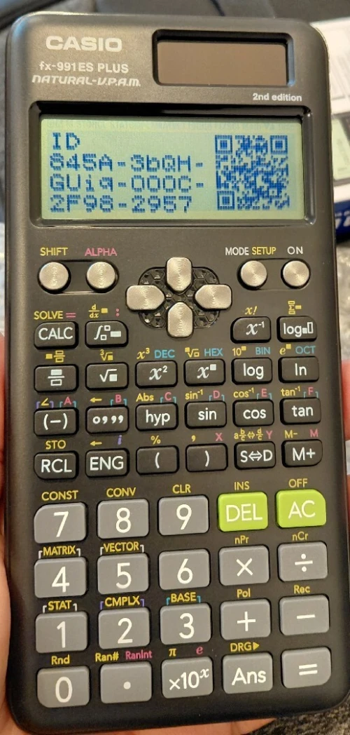 CASIO 552 FONCTIONS