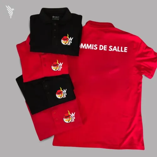 Tshirts, Polos, Tabliers, Gilets.... pour resto, cafeteria, lavage, entreprises, coiffeurs...