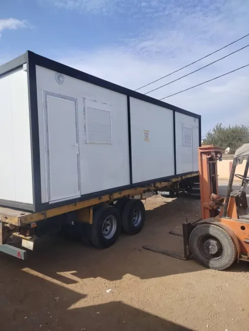 Cabine 9*3 2 chambre+ 2 sanitaire 
