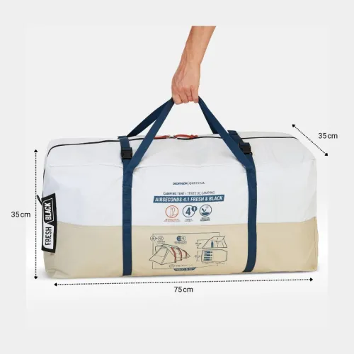 Tente gonflable de camping - Air Seconds 4.1 F&B - 4 Personnes Décathlon