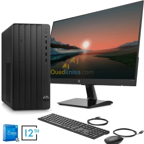 HP PRO TOWER 290 G9 CORE I7-12700 - RAM 8GB - SSD 256GB - UHD 770 + ECRAN HP 21.5" 22V G5 NEUF SOUS EMBALLAGE