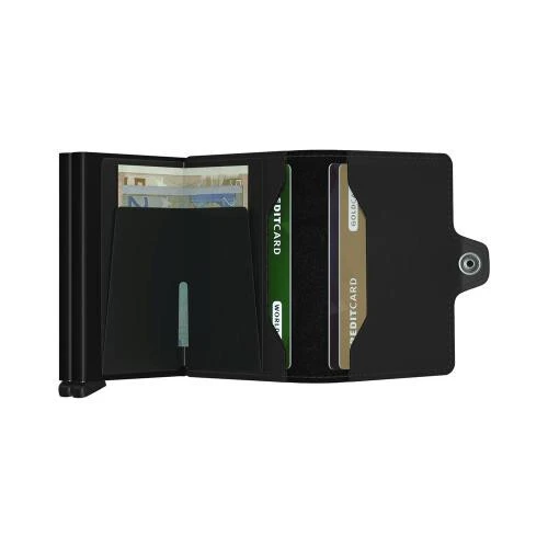 Porte-cartes double en cuir Secrid Original.