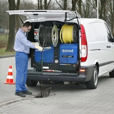 Camion hydrocureur vidangeur Débouchage