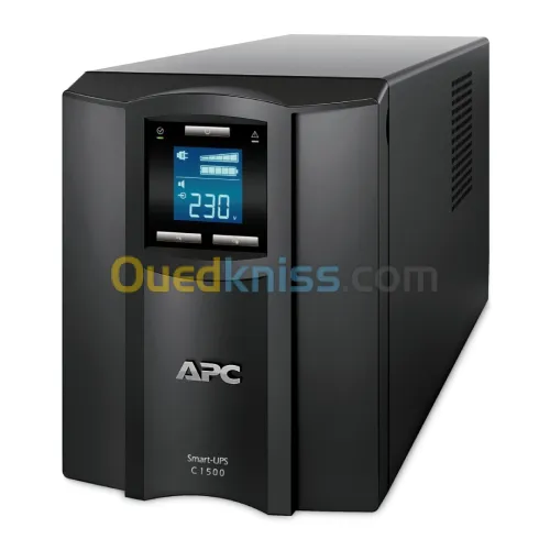 Onduleur APC SMC1500I Smart UPS AVR C 1500 VA, écran LCD, 230 V 8 Prises IEC-C13, Logiciel d'arrêt 