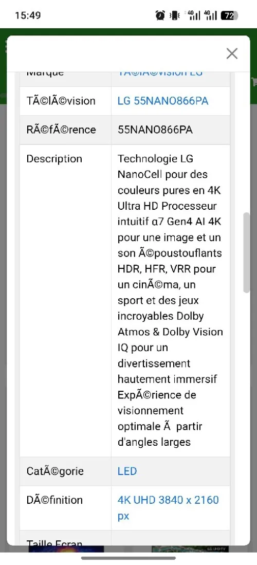 LG NANO866PA