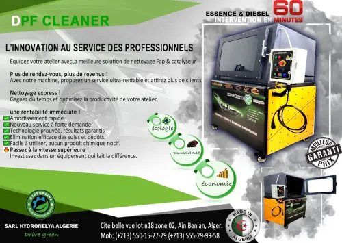 Machine dpf cleaner 