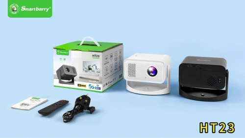 Mini Datashow Projecteur 4K 650 ANSI Android 11 WiFi 6 Bleutooth data show Autofocus ضمان 06 أشهر