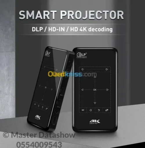 Data Show Projecteur 4K WIFI Bluetooth Datashow Android 9