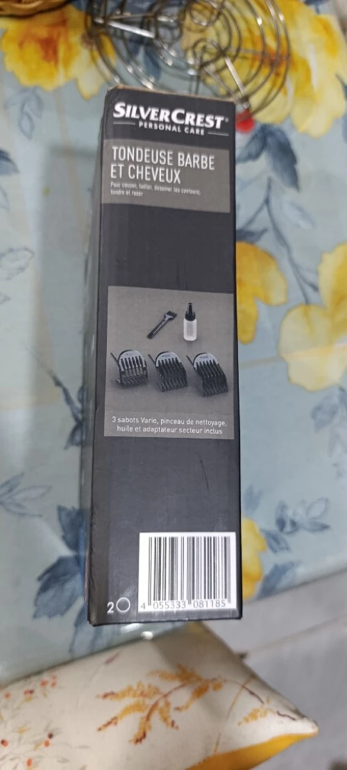 Tondeuse barbe et cheveux marque silver crest
