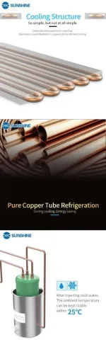 freezer S-918C -200 separator lcd nitrogen reparation afficheur