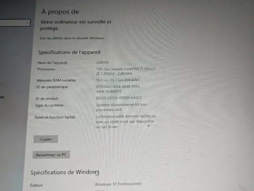 Dell Vostro 3510 Inte i7 core 11 Gen