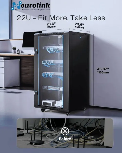 ARMOIRE DE BRASSAGE 4U A 42U