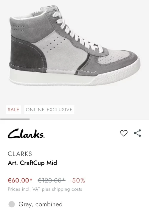 Clarks CraftCup mid