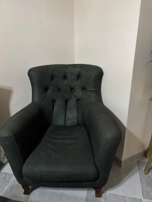 Salon Chesterfield vert bouteille