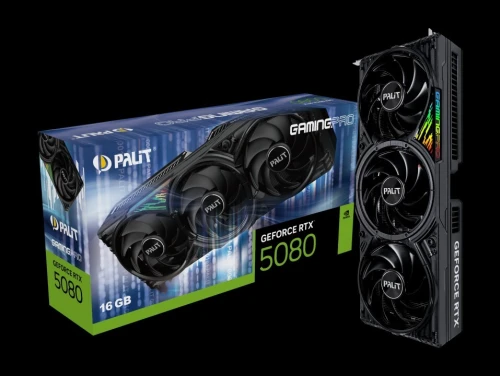 VGA PALIT  RTX 5080 GAMING PRO 16GB OC (EN VENTE EN CONFIG)