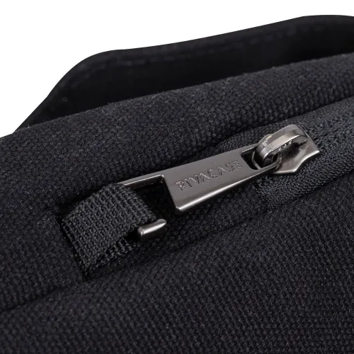 SAC A DOS RIVACASE 8521 BLACK CANVAS 13.3"