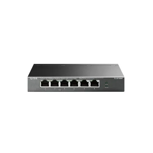 SWITCH TP LINK 6 PORTS + DESKTOP POE 10/100