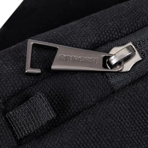 SAC A DOS RIVACASE 8521 BLACK CANVAS 13.3"