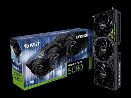 VGA PALIT  RTX 5080 GAMING PRO 16GB OC (EN VENTE EN CONFIG)