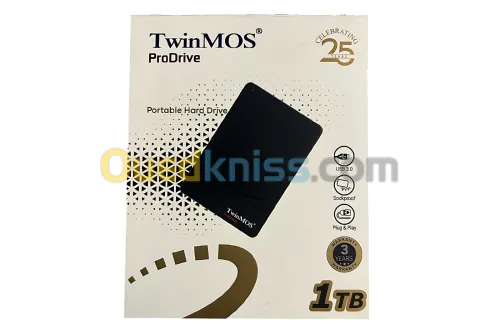 DISQUE EXTERNE HDD TWINMOS PRO DRIVE 1TB