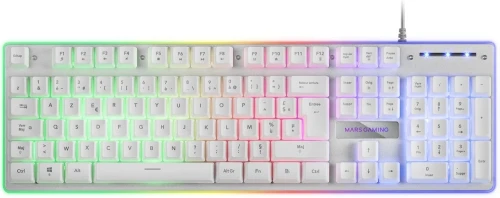 CLAVIER MARS GAMING MK220 H-MECH WHITE