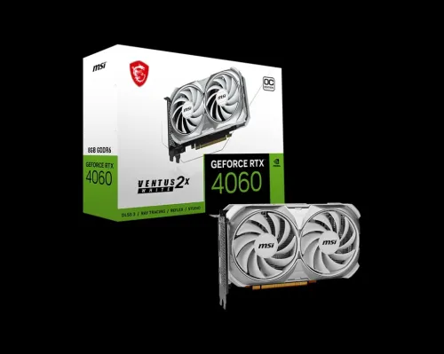 VGA MSI RTX 4060 X2 8GB OC WHITE EDITION