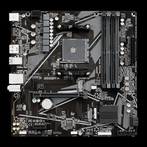 CARTE MERE GIGABYTE B550M-K (EN VENTE EN CONFIG)