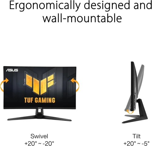 MONITEUR ASUS VG27AQ3A 27" 180HZ 1MS 2K IPS