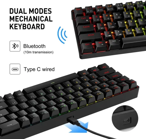 CLAVIER HAVIT MECANIQUE KB498L
