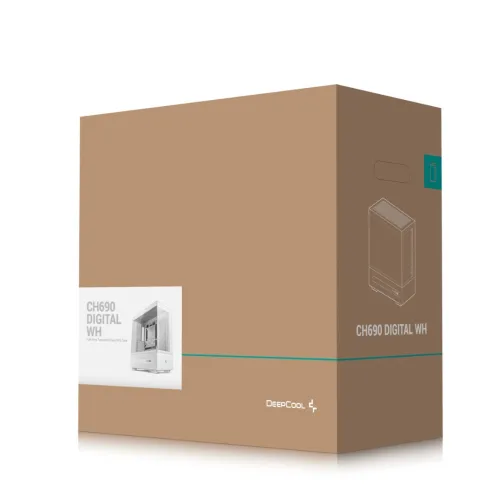 BOITIER DEEPCOOL CH690 DIGITAL WHITE