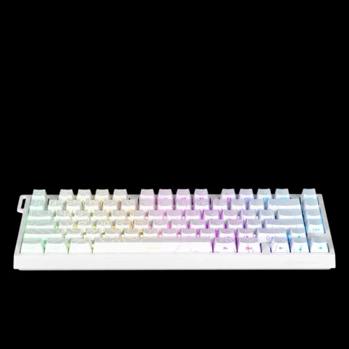 CLAVIER GAMING ATTACK SHARK R82 HE WHITE CONTOUR LINE MECANIQUE MAGNETIQUE