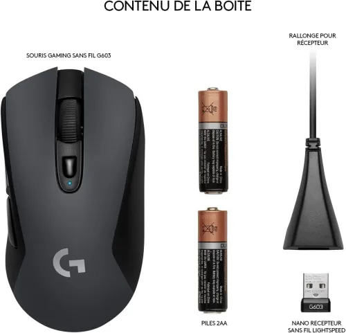SOURIS LOGITECH G603 LIGHTSPEED WIRELESS GAMING