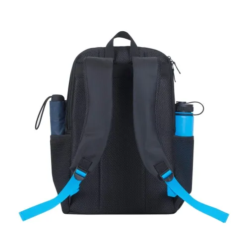 SAC A DOS RIVACASE 8068 BLACK 15.6" AVEC GOURDE