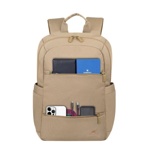 SAC A DOS RIVACASE 8264 BEIGE 14"