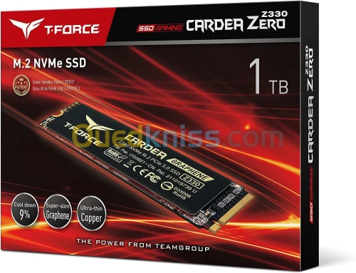 DISQUE SSD NVME TEAMGROUP T-FORCE CARDEA ZERO Z330 1TB