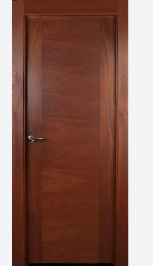 Portes en bois massif sapelli (sapele, sapelier) 