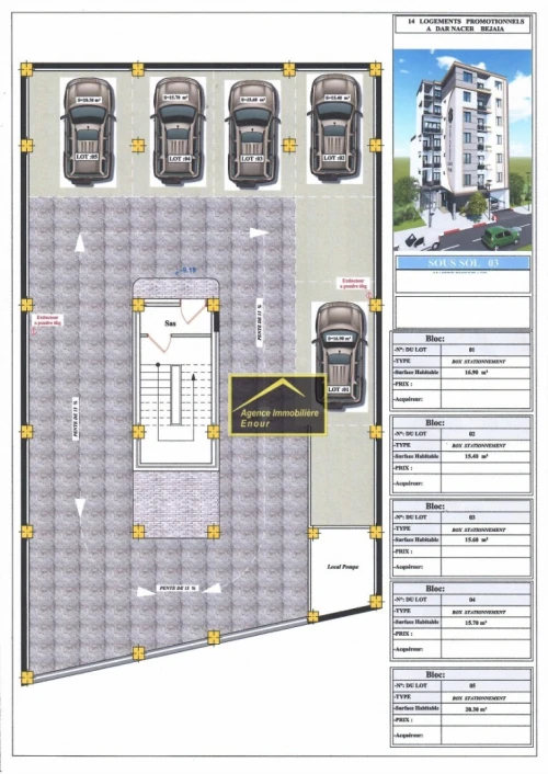 Vente Appartement F3 F5 Béjaïa Bejaia