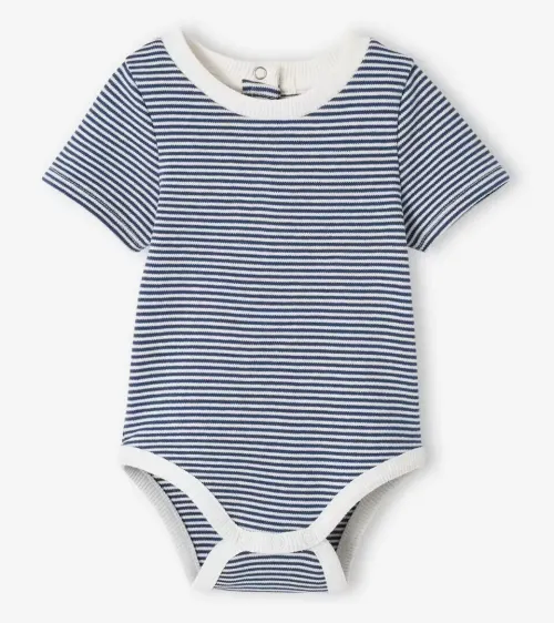 Vertbaudet Ensemble Bébé 03 Pièces Salopette Jean, Body & Bob, Denim Bleached, Produit Original