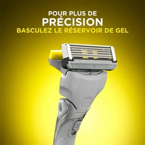 Rasoir Homme Wilkinson, Hydro 5 Ultimate Sword, Technologie Antichoc, Gel hydratant & 5 lames de précision, Produit d'Origine