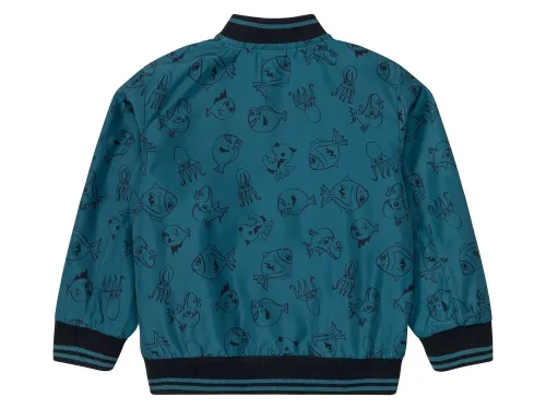 Lupilu Blouson Bomber Garçon , Balade en Foret , Bleu, Produit d'Origine