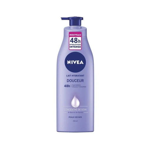 01 Lait Crème Pour Le Corps NIVEA Au Choix ,  Nourrissant / Douceur Peau Sèche / Hydratation Express /  Douceur Peau Très Sèche, 250 ml, Produit d'Origine