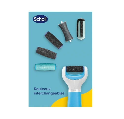 Pack de 02 Rouleaux De Rechange Scholl, Velvet Smooth, Grain Extra Exfoliant Ultra Grof, Produit d'Origine