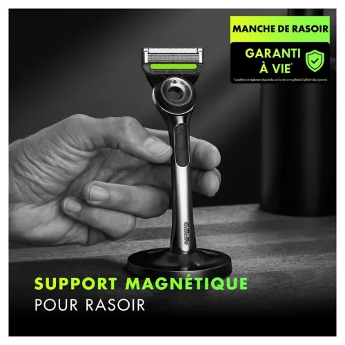 Gillette Labs Rasoir pour Homme à 5 Lames, Barre Exfoliante, Produit d'Origine